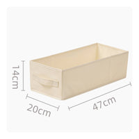 Cloth Storage Box Soft-Sided Storage Box with Handle Closet Organizer Space-Saving Container Reinforced Seams for Wardrobe