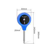 Telescopic Arms Knee Angle Measurement Tool Clear Scale Bike Fit Protractor for Cyclists