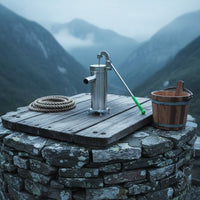 Sturdy Stainless Steel Hand Pump Easy Installation Hand Press Water Pump for Garden, Yard, Farm