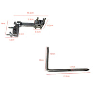 Compact Drum Set Extension Mount Clamp Chrome-Plated Drum Set Mounting Clamp Long-Lasting Heavy Duty for Drummers