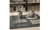20 Pieces Ceramic Stamping Tool Set Decorative Pattern Pottery Embossing Tool Ergonomic   Supply for Craft Workshop