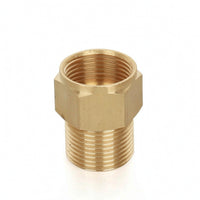 Pressure Washer Hose Adapter Hexagonal Pressure Washer Adapter Fitting Machined Long-Lasting for Professionals, Car Wash, Garage