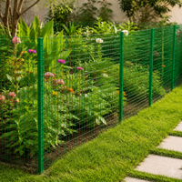 PVC Coated Wire Mesh Fence, Outdoor, Pet, Animal-proof Net, 1.5m×30m, Green, Wire Mesh