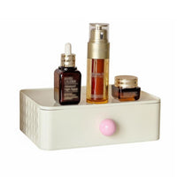 Desktop cosmetic Case with Drawers Clear View Lid Cosmetics Organizer for Bedroom