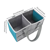 Felt Storage Organizer Lightweight Felt Bag with Handles Storage Bin with Handles Sturdy Space-Saving for Children, Playroom