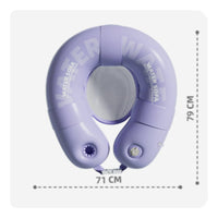 Air Valves Inflatable Water Sofa Front Buckle U-Loop Pool Lounger Smooth Body Mesh Seat Buoyant Seat Ergonomic Design