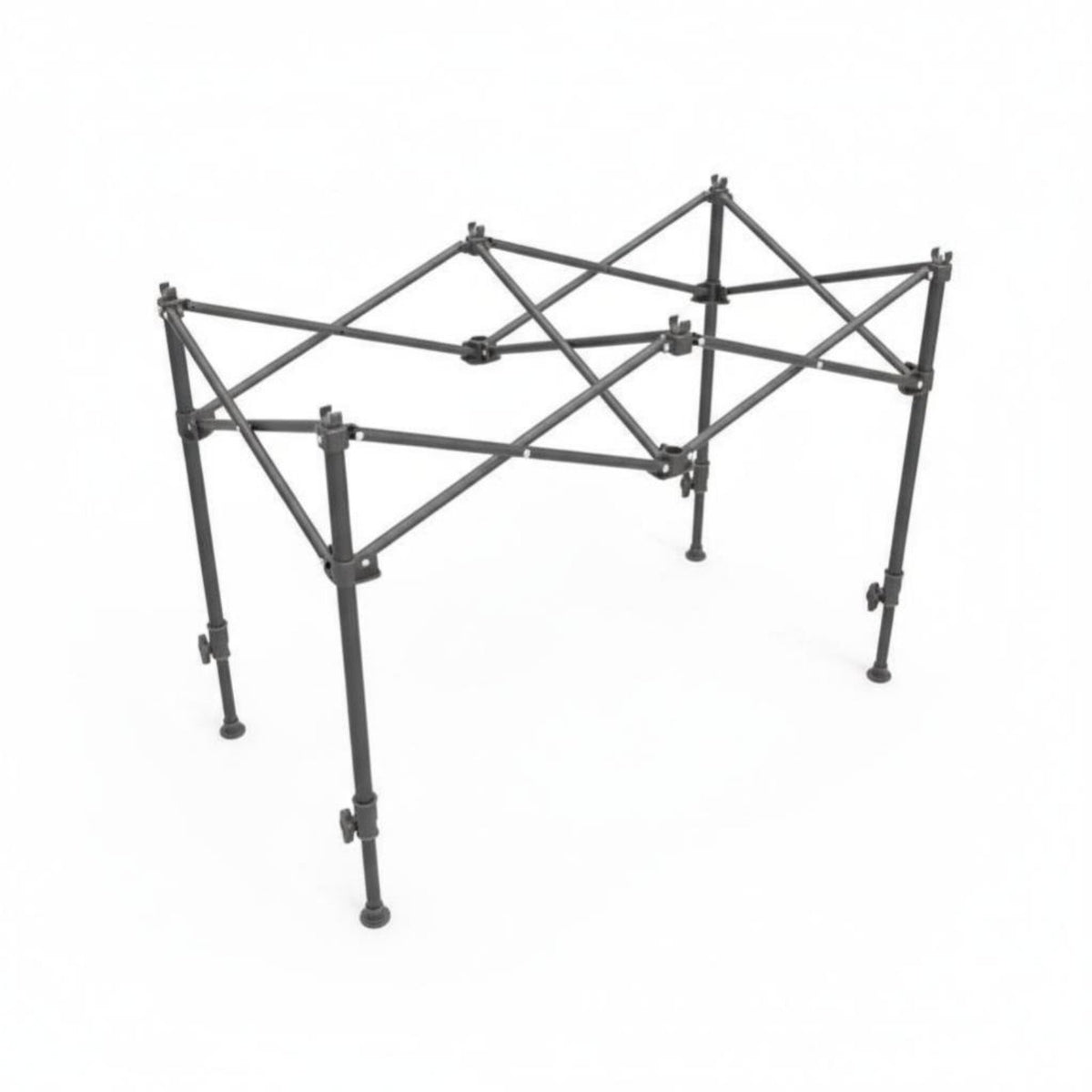 Foldable Design Adjustable Telescopic Table Leg Portable Telescopic Underframe Space Saving Camping Equipment Easy Installation for Campervans, Outdoor Enthusiasts, RV Owners, Campervan, Picnics