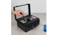 Card Carrying Case with Window Heavy-Duty Card Storage Box with Display Window Secure for Game Participants