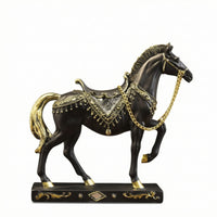 Horse Figurine with Base Equestrian Horse Figurine Tabletop for Entryway