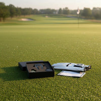 Multifunctional Green Fork and Hat Clip Set Beer Bottle Opener Golf Ball Marker Kit for Golfers