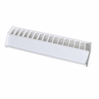 Slanted Dividers Belt Rack Individual Slots Belt Organizer Open-Top Tie Rack Low Front Panel
