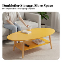 Modern design double-level round table Doubletier Design 2-Tier Round End Table Minimalist Aesthetic Household Furniture Space-Saving for Apartment Dwellers, Homeowners, Students, Living Room, Small Spaces, Bedroom, Hallway