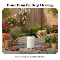 Handheld Foam Sprayer Bottle Translucent Foaming Pump Sprayer Measuring Scale Cleaning Tool Interchangeable Nozzles