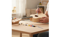 DIY Ukulele Kit to Assemble Your Own 21 Inch Ukulele Building Kit Unfinished Small Guitar for Kids, Beginners, Household Craft