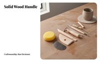 8 Pieces 8 Piece Pottery Tool Set High-Quality Materials for Beginners, Students