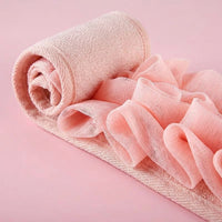 Bath Back Scrubber with Long Strap for Adults, Washable Scrub Towel and Glove Mitt Set for Daily 2 in 1 Exfoliating Accessories for