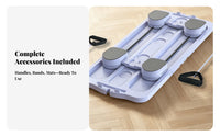 Detachable Handles Foldable Pushing up Board Space Saving Foldable Exercise Board
