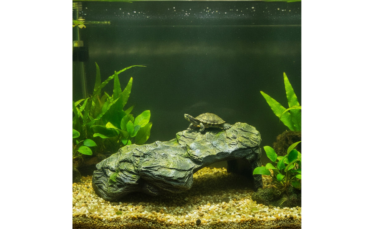 Reptile Hide Naturalistic Reptile Resin Terrarium Cave for Reptiles, Turtles