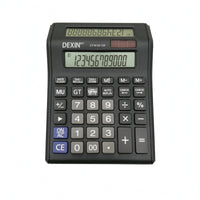 Black Two-screenScreen Calculator Memory Keys Slanted Calculator Standard Functions Office Supply