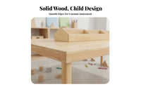 Kids Craft Table and Chair Set Child Design children's Play Table with Chairs Writable Surface Young Child Craft Desk for Young Children, Classroom