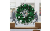 Championship Soccer Event Party Wreath Festive Decoration Football Theme Garland Easy to Hang for Kids