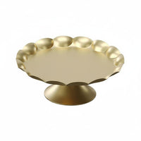 Cupcakes Effortless to Clean to Polished Metal Cake Stand Hollow Lace Edge Cake Display Stand