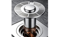 Automatic Levitating Floor Drain Resistant Anti-Odor Backflow Preventer Fast Drainage Floor Drain Smell Barrier for Laundry Room, Kitchen, Basement