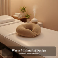 Comfortable & Soft U-Shaped Face Pillow Ergonomic Design Massage Table Headrest Pad Breathable Material for Estheticians, Medical Facility