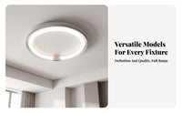 Circular Tube with Four-Pin Connector | Smooth cylindrical-shape, Daylight White,   circular Tube, for overhead Lights