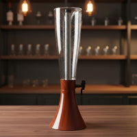 Beer Column Dispenser  Grape Beverage Dispenser Column Transparent Beverage Container