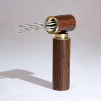 Coffee Distribution Needle with Wooden Handle