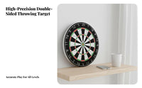 Throwing Board Set and Odorless Professional Dartboard Set Easy to Hang