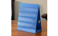 Double-Sided Pocket Chart Freestanding Tabletop Pocket Chart Foldable Holder for Teachers, Educators, Classroom, Desk, Homeschool