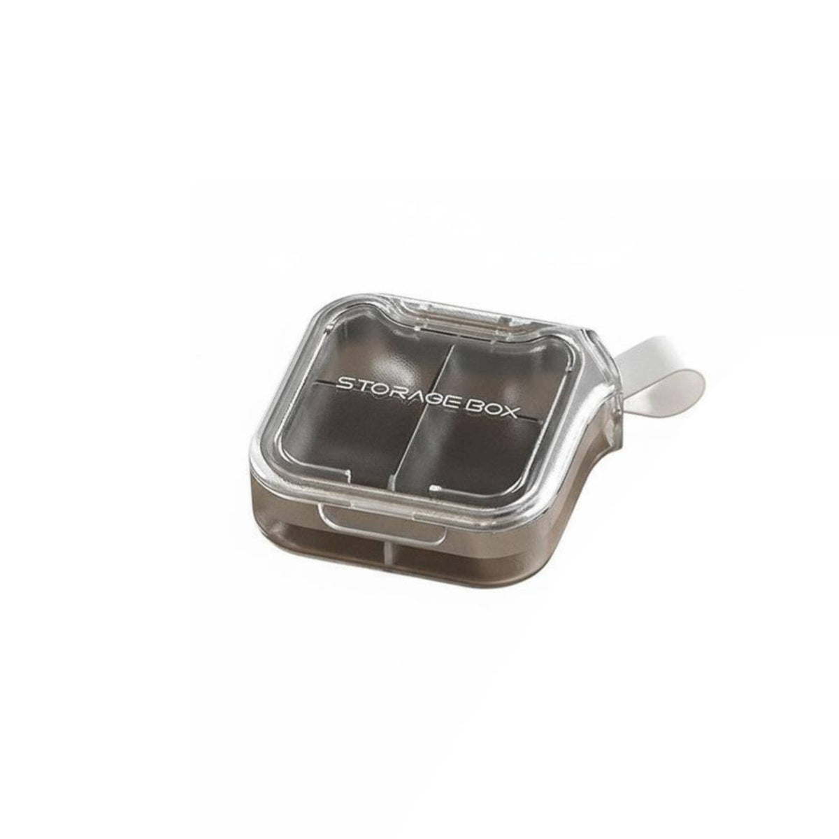 Multi-Compartment Box Portable Medication Container Compact for Gym, Patients