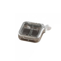 Multi-Compartment Box Portable Medication Container Compact for Gym, Patients