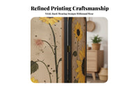 Movable Fluted Panel Folding Screen Foldable Design Room Divider Vintage design area Separator Portable for property owners, Apartment Dwellers, Interior Decorators, Entryway, Bedroom
