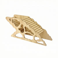 Hamster Tunnel with Ramp Climbing Wooden Hamster Smooth Pet Supply for Hamsters