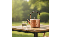 Stovetop Copper Tea Kettle Elegant Copper Kettle Versatile Boiling Vessel Classic for Kitchen