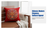 Linen Sofa Pad, Chinese Style, Customizable, Sponge Filling