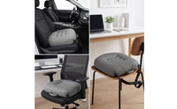 Thick Driving Cushion with Handle Raised Booster Cushion with Straps Padded Portable for Short Drivers