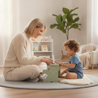 Wooden Piano with Music Stand 25-Key Tabletop Piano Educational Musical Instrument for Young Children, Beginners, Playroom, Preschool, Nursery