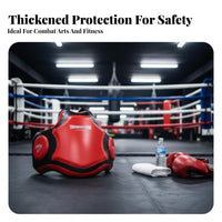 High-Quality PU Leather Sanda Chest Guard Shock Absorption MMA Sanda Chest Guard Thickened Protection Boxing Body Protector Wear Resistant for Athletes, Coaches, Sparring, Combat Sports, Competition, Dojo