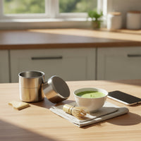 Matcha Jar with Sieve Fine Mesh Matcha Sifter Compact for Kitchen Countertop