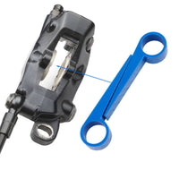 Hydraulic Disc Brake Reset Tool Nylon Material Bike Caliper Piston Tool Wear-Resistant Disc Brake Piston Spreader for Cyclists, Workshop