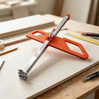 Drywall Cutter with Double-Scale Ruler Hand-Push Gypsum Board Cutting Tool Accurate Drywall Cutter for Contractors