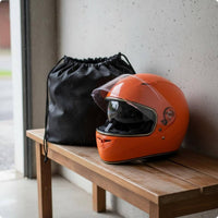 Large Capacity Waterproof Helmet Bag Oxford Material Waterproof Drawstring Backpack for Riding