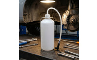 Universal Brake Bleeder Bottle Manual Brake Fluid Bleeder with Hose Semi-Transparent Tool Easy for Garage