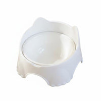 Wall-Mounted Cat Bowl Secure Feeding Wall Mounted Pet Bowls Stable Secure Elevated Pet Feeder for Cats, Small Dogs