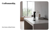 Flame-Shaped Statue Elegant Accent Modern Figurine Easy to Clean for Gift Givers