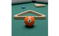 16 Pieces Standard Size 44 Mm Billiard Ball Set Long-Lasting 16 Ball Billiard Set Easy to Read Numbers Regulation Pool Balls for Adults, Home Entertainment